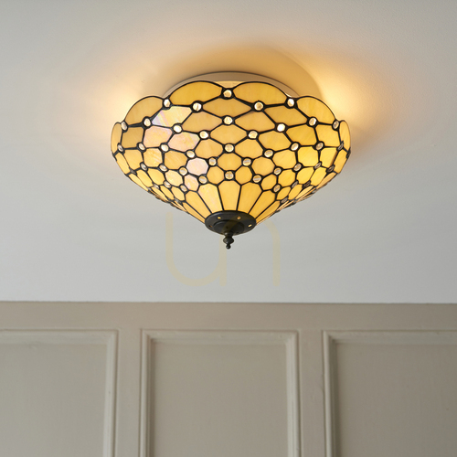 Jelölje be Plafond Pearl Tiffany többszínű 70242 Lakberendezés.