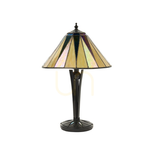 Tiffany asztali lámpa Interiors Sötét csillag többszínű 30 cm 70367 small 1