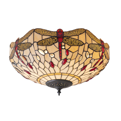 Jelölje be Interiors Szitakötő Tiffany bézs plafond 70723