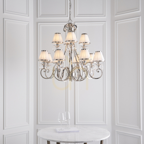 Jelölje be Oksana függőlámpa ezüst 63517 Interiors