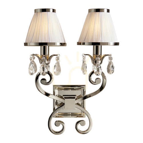 Jelölje be Fali lámpa Oksana Silver 63536 Interiors