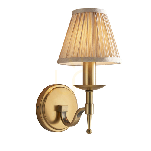 Jelölje be Stanford Brass fali lámpa 63653 Interiors