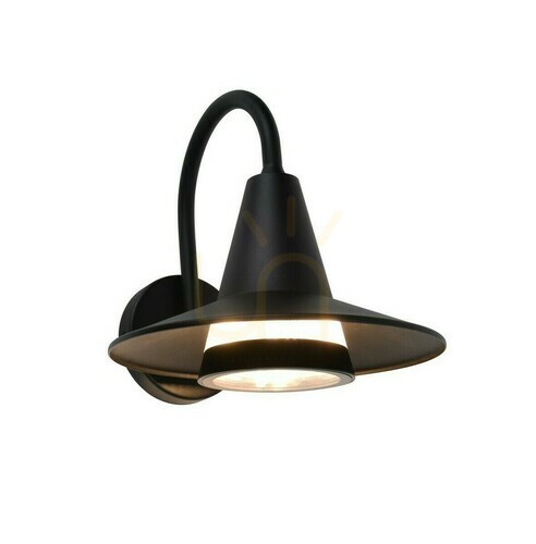 Jelölje be Kültéri fali lámpa Lutec SWAN 5213901012 fekete alumínium 25W 24 cm