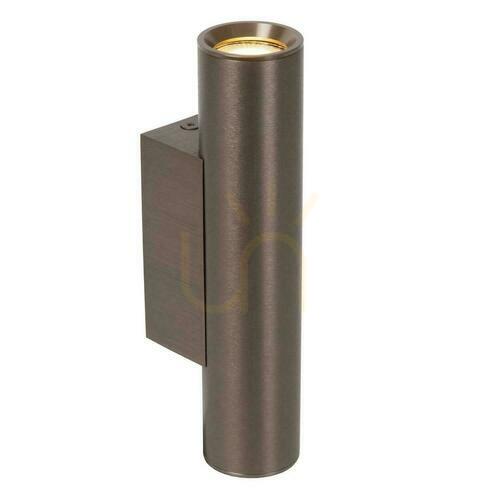 Jelölje be Fali lámpa Lucide DUPLA barna alumínium LED 2x MR11 09243/02/97