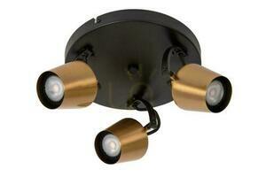 Plafonlámpa Lucide EMILE arany-fekete 3xGU10 LED CCT 23 cm 51901/13/02 small 1