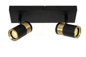 Plafonlámpa Lucide GORIK fekete arany LED GU10 2x 15 cm 53909/02/30 small 6