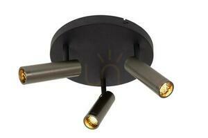 Plafonlámpa Lucide GRADO szürke alumínium 3 égős LED 12W 25 cm 22974/13/15 small 0