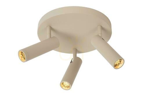 Jelölje be Plafond Lucide GRADO barna alumínium LED 3 lámpás 25 cm 22974/13/41
