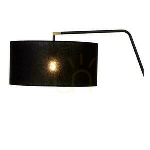 Lucide KELSO Japandi fekete fém len állólámpa E27 180 cm 44719/81/30 small 2