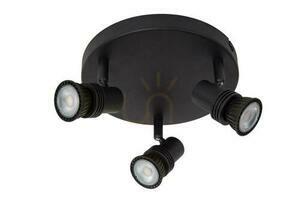 Plafonlámpa Lucide KIANTI fekete fém 3x GU10 CCT 21 cm 53901/13/30 small 1