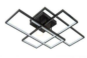 Lucide LOKERO fekete LED mennyezeti lámpa 50 cm 60W￼ small 1