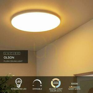 Lucide OLSON 79190/45/61 fehér fürdőszobai LED mennyezeti lámpa 45 W 3100 lm CCT Ø45 cm IP44 small 2