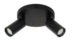 Plafon lámpa Lucide RITMO fekete alumínium 2x MR11 35W 15 cm 09942/12/30 small 1