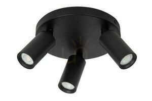 Plafonlámpa Lucide RITMO fekete alumínium 3x MR11 35W 09942/13/30 small 1