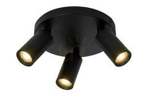 Plafonlámpa Lucide RITMO fekete alumínium 3x MR11 35W 09942/13/30 small 0