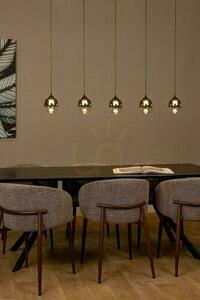 Függőlámpa Lucide Tamino fekete LED 5 lámpás modern 127 cm rúd_lámpa small 3