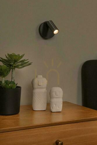 Jelölje be Lucide TONI szürke akkumulátoros fali spotlámpa, 2 W LED, CCT, mágneses rögzítés 29933/02/15