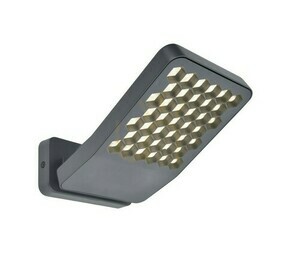 Kültéri fali lámpa Lutec ATLANTIS LED 13,7W 2000lm szürke 7801601118 small 0