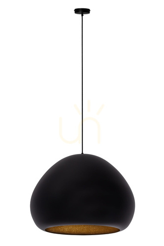 Jelölje be Függőlámpa Sigma LAVA 1xE27 fekete arany 52 cm 41077