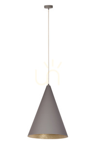Függőlámpa Sigma VESUVIO E27 aranyszürke 35 cm 41056 small 0
