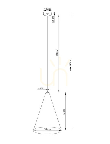 Jelölje be Függőlámpa Sigma VESUVIO E27 fekete-szürke 35 cm 41061