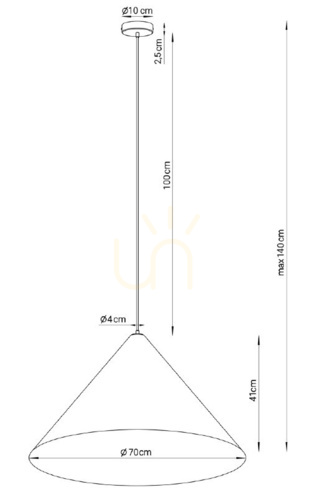 Jelölje be Függőlámpa Sigma VESUVIO 3xE27 fekete szürke 70 cm 41063