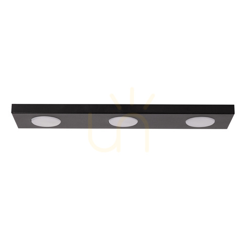 Jelölje be Plafon Sigma HERO 3xGX53 fekete 55 cm 40921