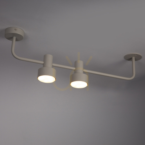 Jelölje be Plafon Sigma MONA 2xGX53 szürke bézs 80 cm 40905