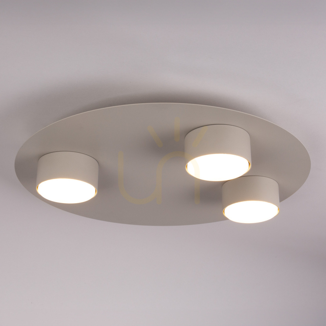 Kilátás Plafon Sigma STAR 3xGX53 szürke 40 cm 40913 Plafon Sigma STAR 3xGX53 szürke 40 cm 40913