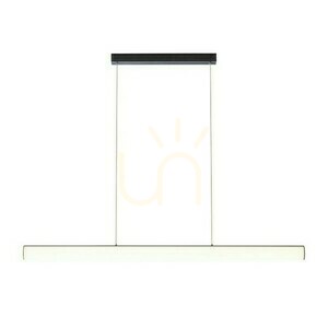 Rivier Led függőlámpa I Fekete/Acryl átlátszó 230 V 24 W 3000 K small 3
