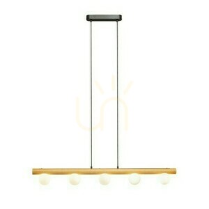 Noctis fa/halvány üveg függőlámpa 230 V Led G9 5x7 W. 2 Noctis fa/halvány üveg függőlámpa 230 V Led G9 5x7 W. small 2