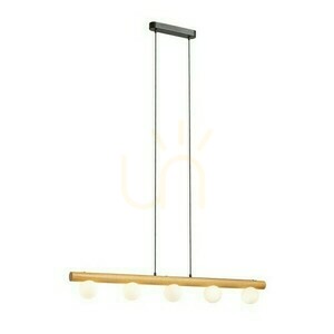 Noctis fa/halvány üveg függőlámpa 230 V Led G9 5x7 W. 0 Noctis fa/halvány üveg függőlámpa 230 V Led G9 5x7 W. small 0