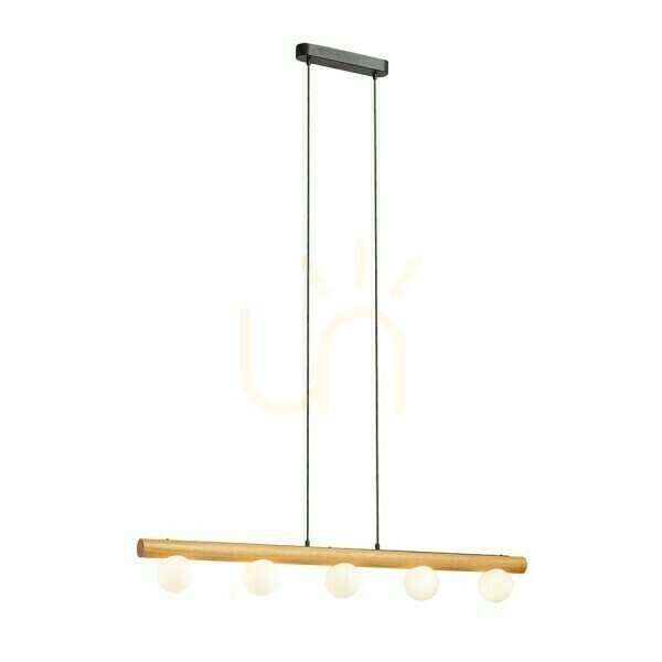 Jelölje be Noctis fa/halvány üveg függőlámpa 230 V Led G9 5x7 W. Noctis fa/halvány üveg függőlámpa 230 V Led G9 5x7 W.