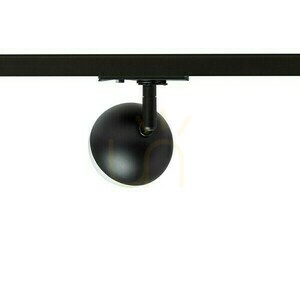 Lyra Spotlight 1 fázisra. Rails Fekete tej akril 230 V Led 5 W 3000 K small 3