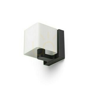 Fali lámpa Philly fali lámpa Fekete opálüveg 230 V Led G9 7 W. 0 Fali lámpa Philly fali lámpa Fekete opálüveg 230 V Led G9 7 W. small 0