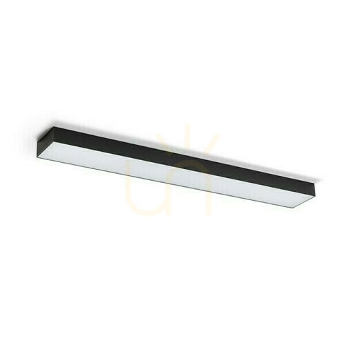 Jelölje be Larisa 115 X15 Dimm mennyezeti felülvilágító fekete 230 V Led 60 W 3000 K.