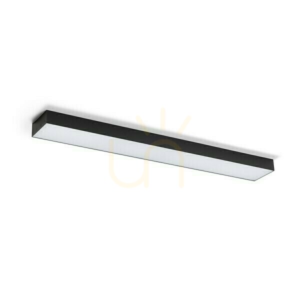 Előnézet Larisa 115 X15 Dimm mennyezeti felülvilágító fekete 230 V Led 60 W 3000 K. Larisa 115 X15 Dimm mennyezeti felülvilágító fekete 230 V Led 60 W 3000 K.