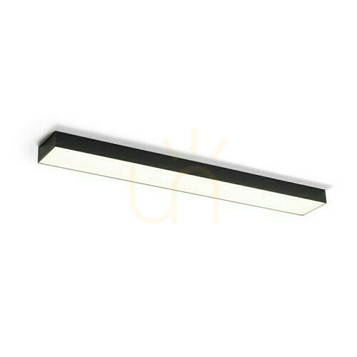 Jelölje be Larisa 115 X15 Dimm mennyezeti felülvilágító fekete 230 V Led 60 W 3000 K.
