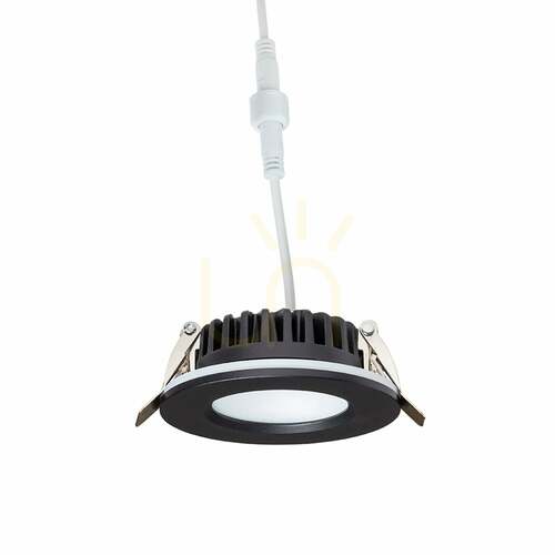 Jelölje be Nono Dimm süllyesztett lámpatest Fekete 230 V Led 7 W Ip65 3000 K