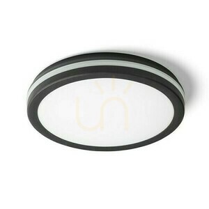 Plafonds kültéri Sono 30 felszíni szerelt fekete műanyag 230 V Led W Ip65 3000 K 4000 6000 6000 small 0