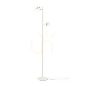 Nova Ii állólámpa fehér króm/akril tej 230 V Led 2x3,5 W 3000 K small 0
