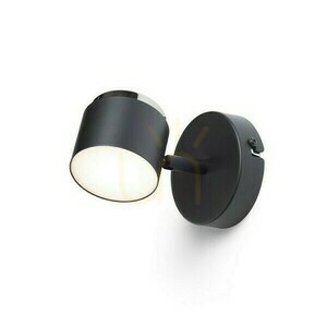 Nova I fali lámpa Fekete króm/akril tej 230 V Led 4,2 W 3000 K small 0