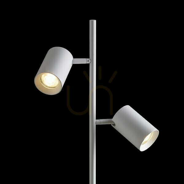 Kilátás Flynn Ii állólámpa fehér 230 V Led Gu10 2x9 W. Flynn Ii állólámpa fehér 230 V Led Gu10 2x9 W.