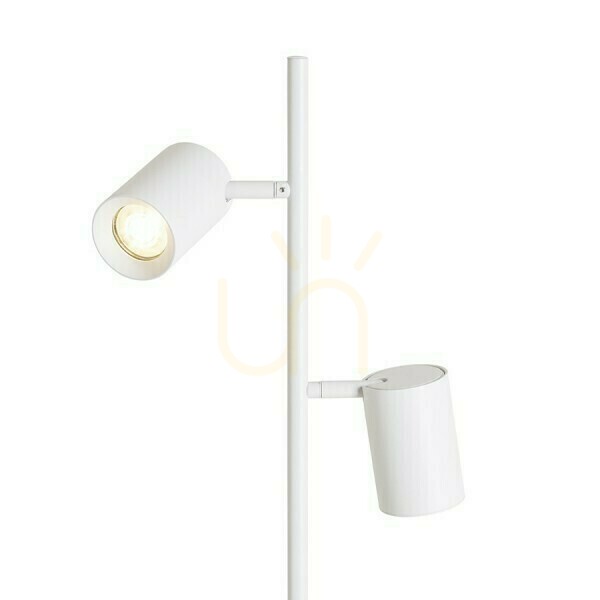 Kijelző Flynn Ii állólámpa fehér 230 V Led Gu10 2x9 W. Flynn Ii állólámpa fehér 230 V Led Gu10 2x9 W.