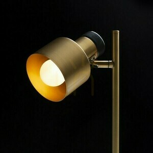 Divina asztali lámpa Brass/Decor Fekete 230 V Led E27 5 W. small 2