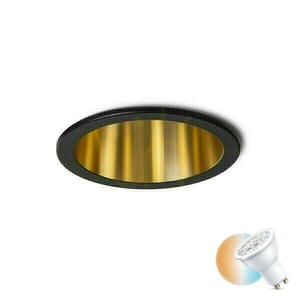 Orco süllyesztett lámpatest fekete/arany 230 V Led Gu10 9 W. 0 Orco süllyesztett lámpatest fekete/arany 230 V Led Gu10 9 W. small 0