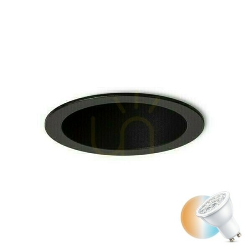 Jelölje be Orco süllyesztett lámpatest fekete 230 V Led Gu10 9 W.
