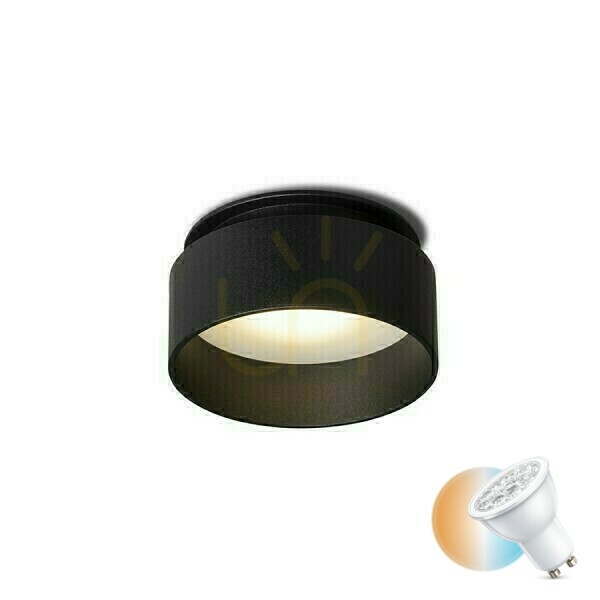 Jelölje be Tord süllyesztett mennyezeti lencse fekete 230 V Led Gu10 9 W. Tord süllyesztett mennyezeti lencse fekete 230 V Led Gu10 9 W.