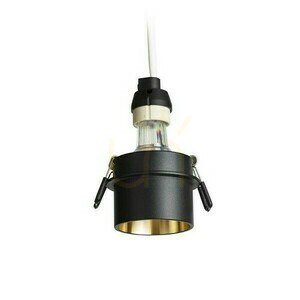 Orta süllyesztett mennyezeti lencse fekete/arany 230 V Led Gu10 9 W. 2 Orta süllyesztett mennyezeti lencse fekete/arany 230 V Led Gu10 9 W. small 2