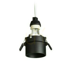 Orta süllyesztett mennyezeti lámpák fekete 230 V Led Gu10 9 W. 2 Orta süllyesztett mennyezeti lámpák fekete 230 V Led Gu10 9 W. small 2